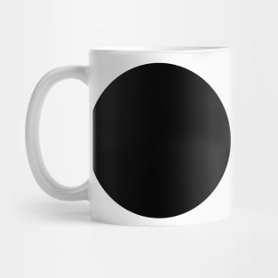 Black circle Mug